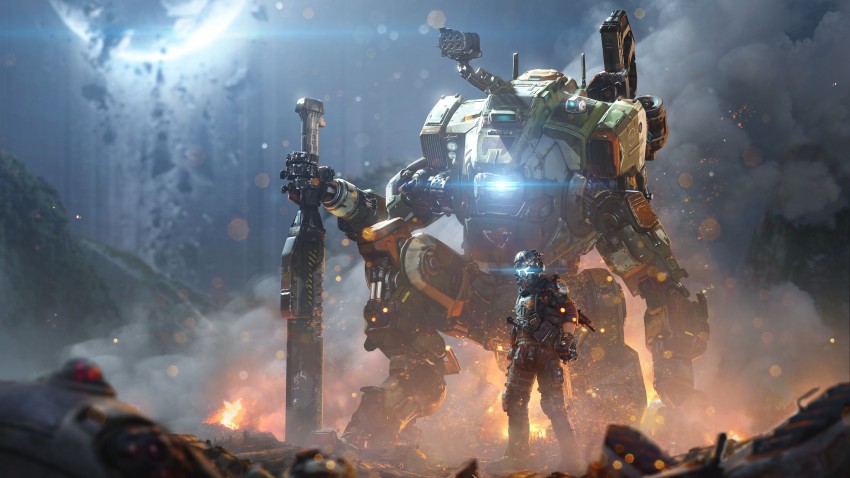 5486x3085 Titanfall 2 HD Wallpaper and Background Image, Robot, Cyber, Future, Video Game