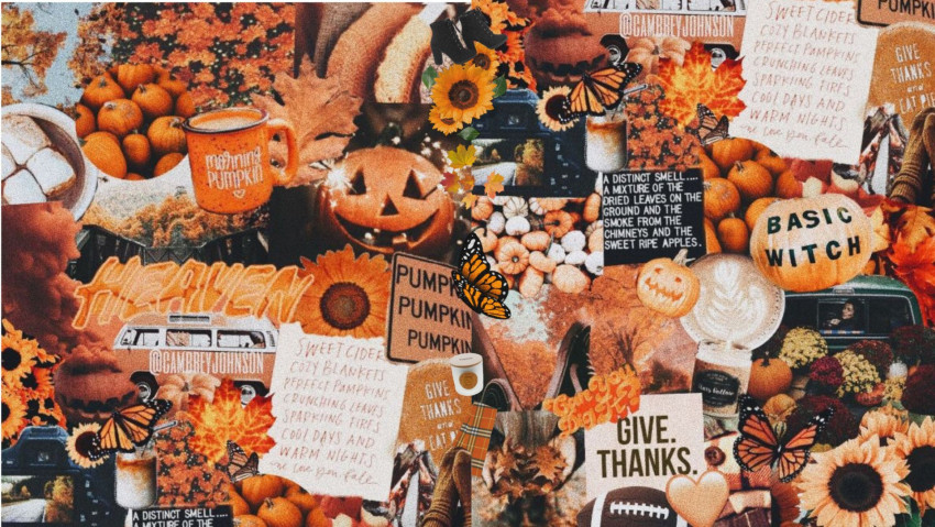 Autumn Background Aesthetic , Fall Aesthetic Desktop Wallpaper