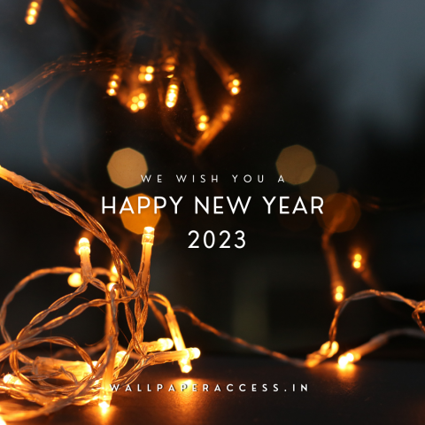 Dark we wish you a happy new year 2023 Instagram post, Background, Wallpaper