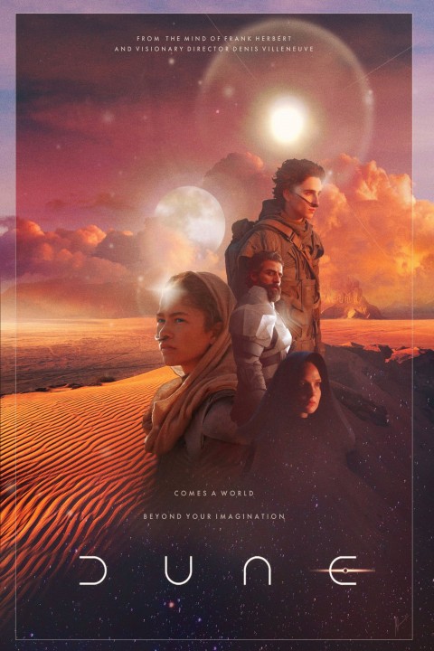 Dune Aesthetic Wallpaper, Dune HD 2021 Movie Poster Wallpaper