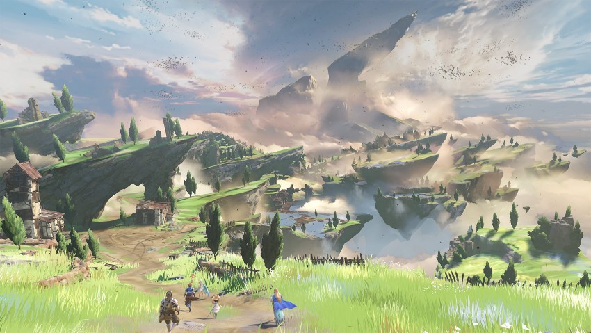 Grandblue Fantasy Relink Game Landscape Scenery 4K Wallpaper