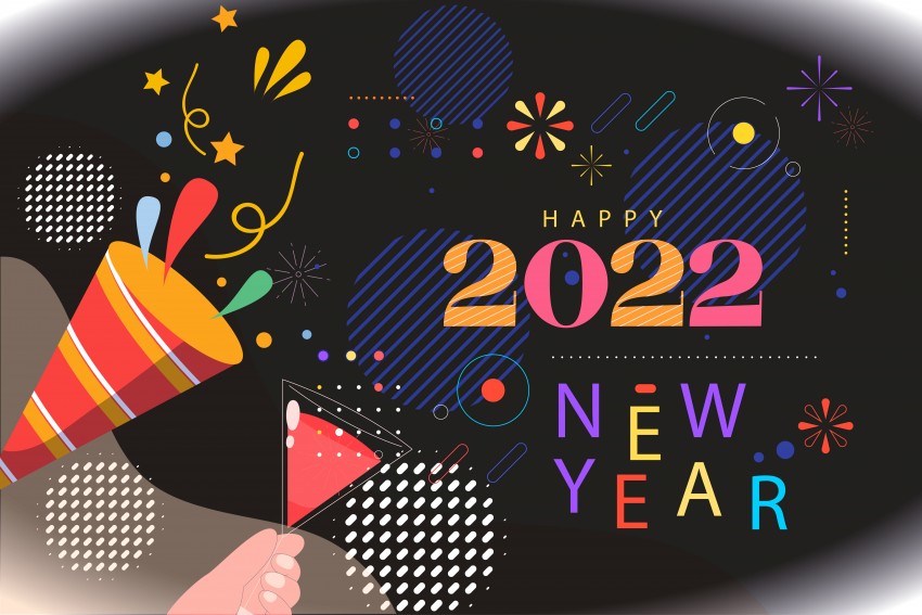Happy New Year 2022 4k Ultra HD Wallpaper