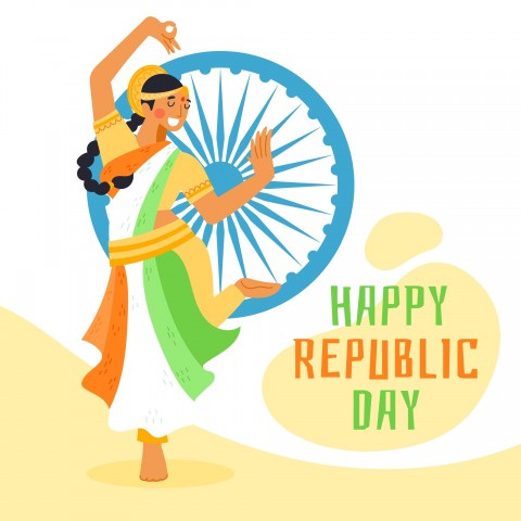 Happy republic day images 2022 23, Nritya, dance, act, gesticulate, play, Natya