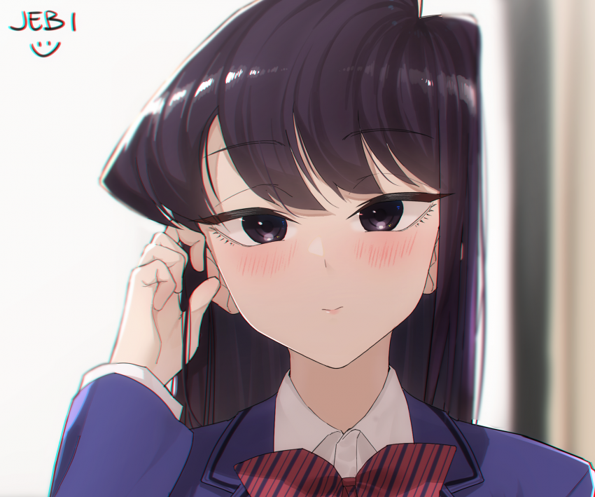 Adorable blushing anime kid with a hint of fear on Craiyon-demhanvico.com.vn