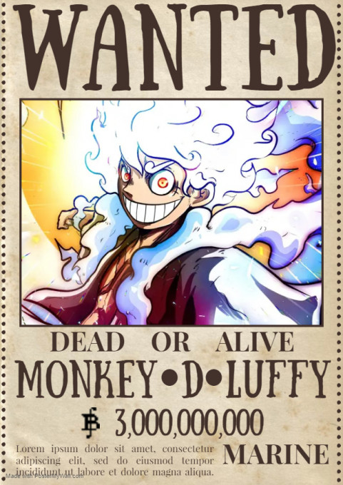 Luffy New Wanted Poster 3 Billion Berries Wallpaper