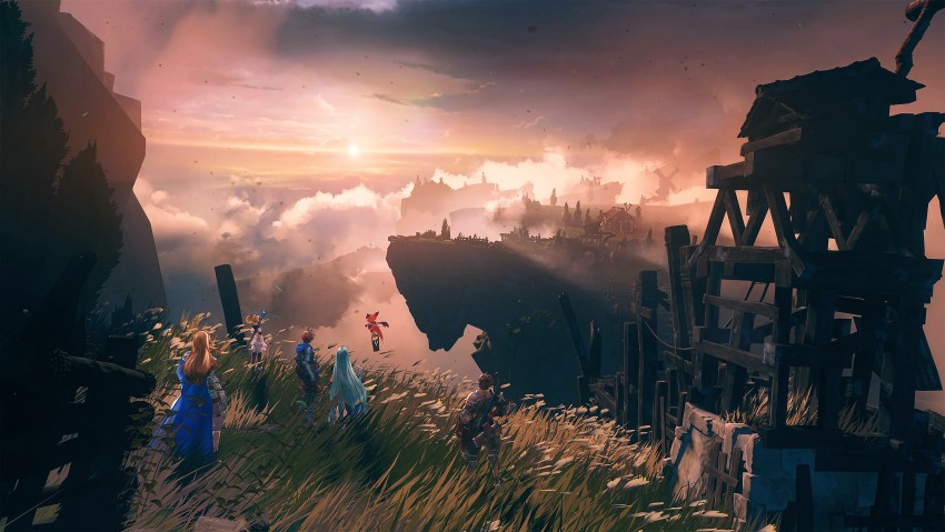 PS5 Grandblue Fantasy Relink Game Landscape Scenery 4K Wallpaper 3840x2160