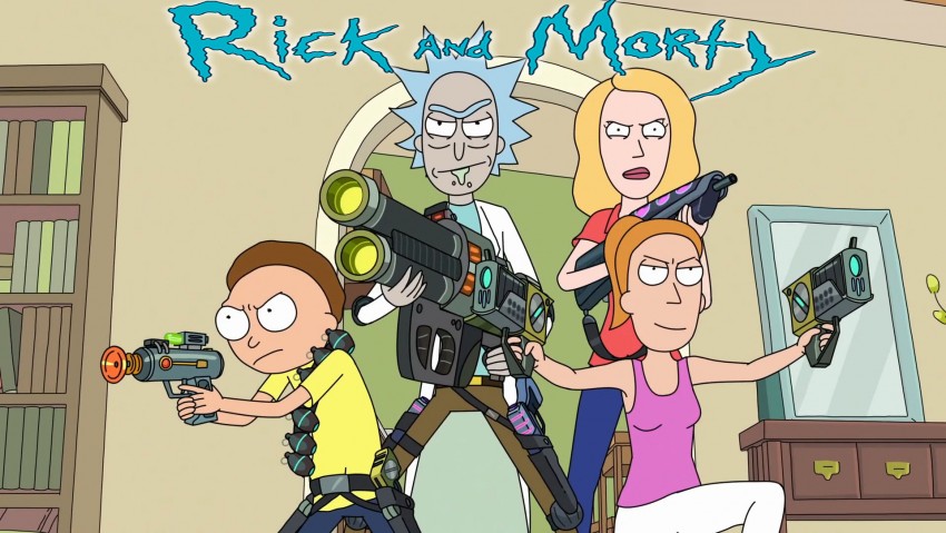 Rick and Morty, Rick Sanchez, Morty Smith, Summer Smith, Beth Smith, Rick and Morty HD Wallpaper
