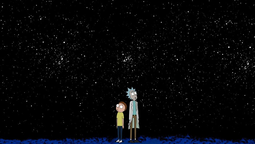 Rick and Morty Space Rick Sanchez Morty Smith HD Wallpaper