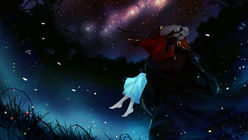 6880x3952 The Ancient Magus Bride Wallpaper Background Image View  download comment and rate  Wallpaper A  Ancient magus bride Anime  love Wallpaper gallery