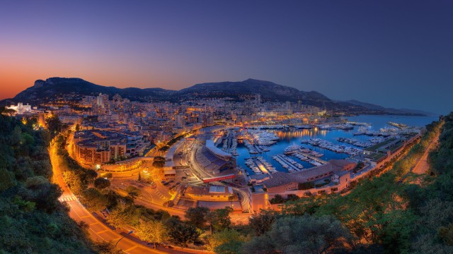 3840x2160 Monte Carlo Yachts Port Panorama 4K Ultra HD Desktop Wallpaper