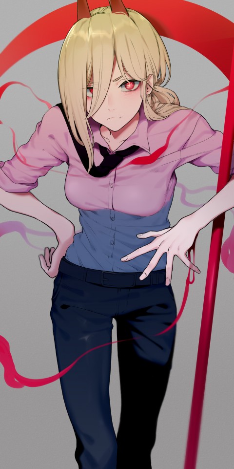 Power Chainsaw Man, Power(Character), anime HD iPhone Wallpaper