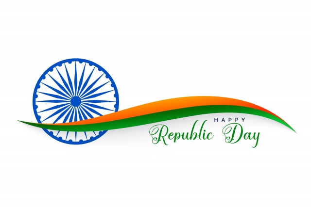 Happy Republic Day Wallpapers 2022, Tiranga Chakra, Navy Blue, Tiranga flag
