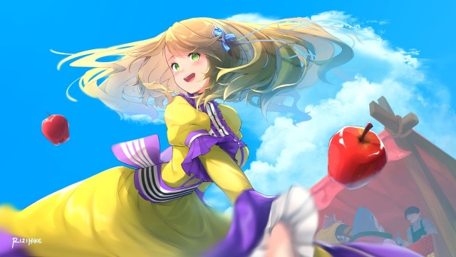 Perrielle grum, Eiyuden Chronicle: Hundred Heroes, apples, blonde, PS5 Anime Game