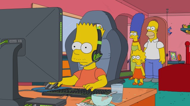 Bart Gamer, los Simpson, Simpson, The Simpson, HD wallpaper, Free Download