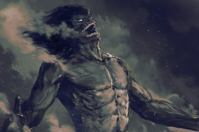 Eren Yeager Attack on titan, Attack Titan, Art, Darkness, Manga, Shingeki No Kyojin, Freedom