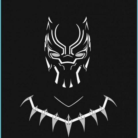 Black Panther: Wakanda Forever Wallpaper, Marvel, Black Wallpaper, logo, Profile