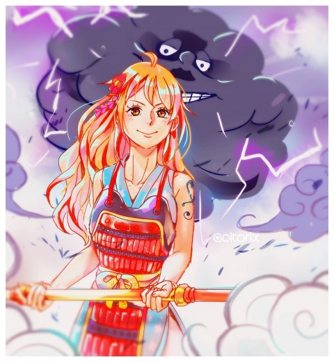 Nami Wano Arc Wallpaper, Anime Girl, One Piece, Anime pfp