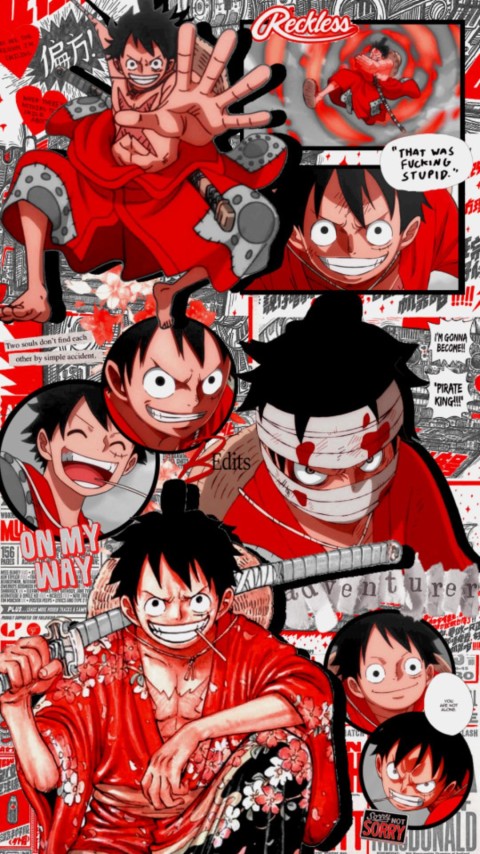 Luffy, One Piece Aesthetic Wallpaper