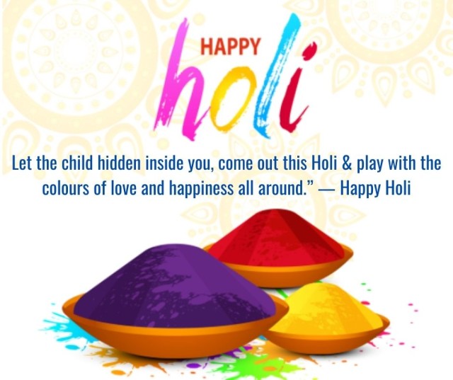 Happy Holi Wishes, Quotes, Status and SMS to Greet your Loved Ones Wallpaper