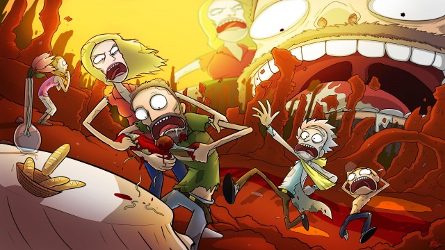 Rick and Morty, Morty Smith, Rick Sanchez, Beth Smith, Summer Smith, Jerry Smith HD Wallpaper