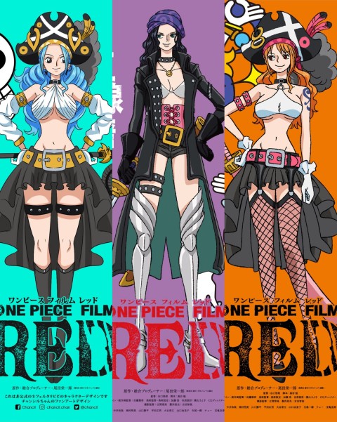 Vivi, Robin, Nami, One Piece Film: Red Wallpaper