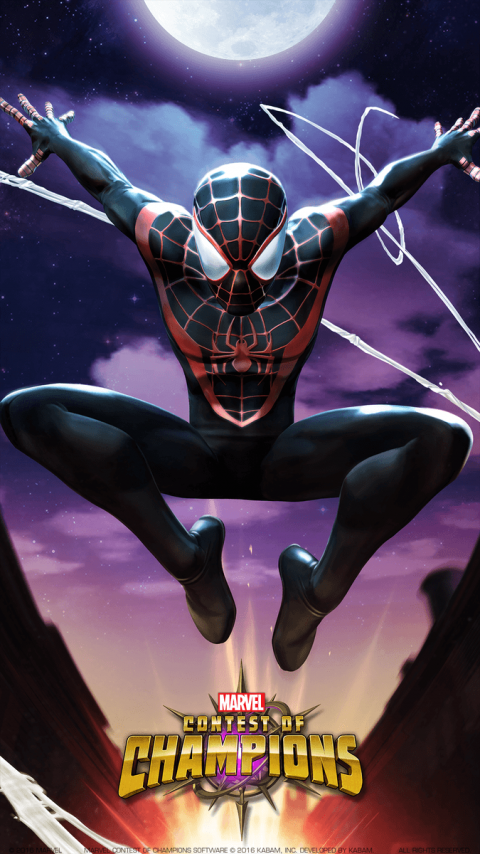 Miles Morales MARVEL Contest of Champions Mobile Wallpapers