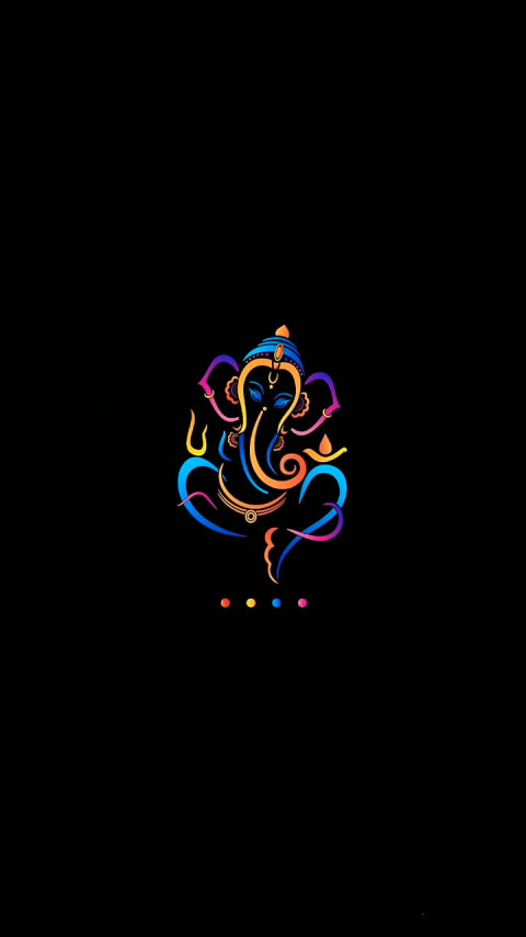 Ganesh, Cool, Black, HD Wallpaper