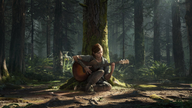 Ellie sings "Take On Me", Naughty Dog, the last of us part II, Ellie, Ashley Johnson Wallpaper