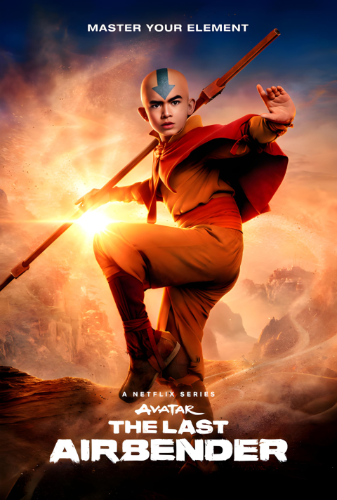 Gordon Cormier, Aang, Avatar: The Last Airbender Netflix Poster